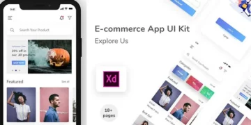 Ecommerce Mobile App Ui Kit Free Download - XD